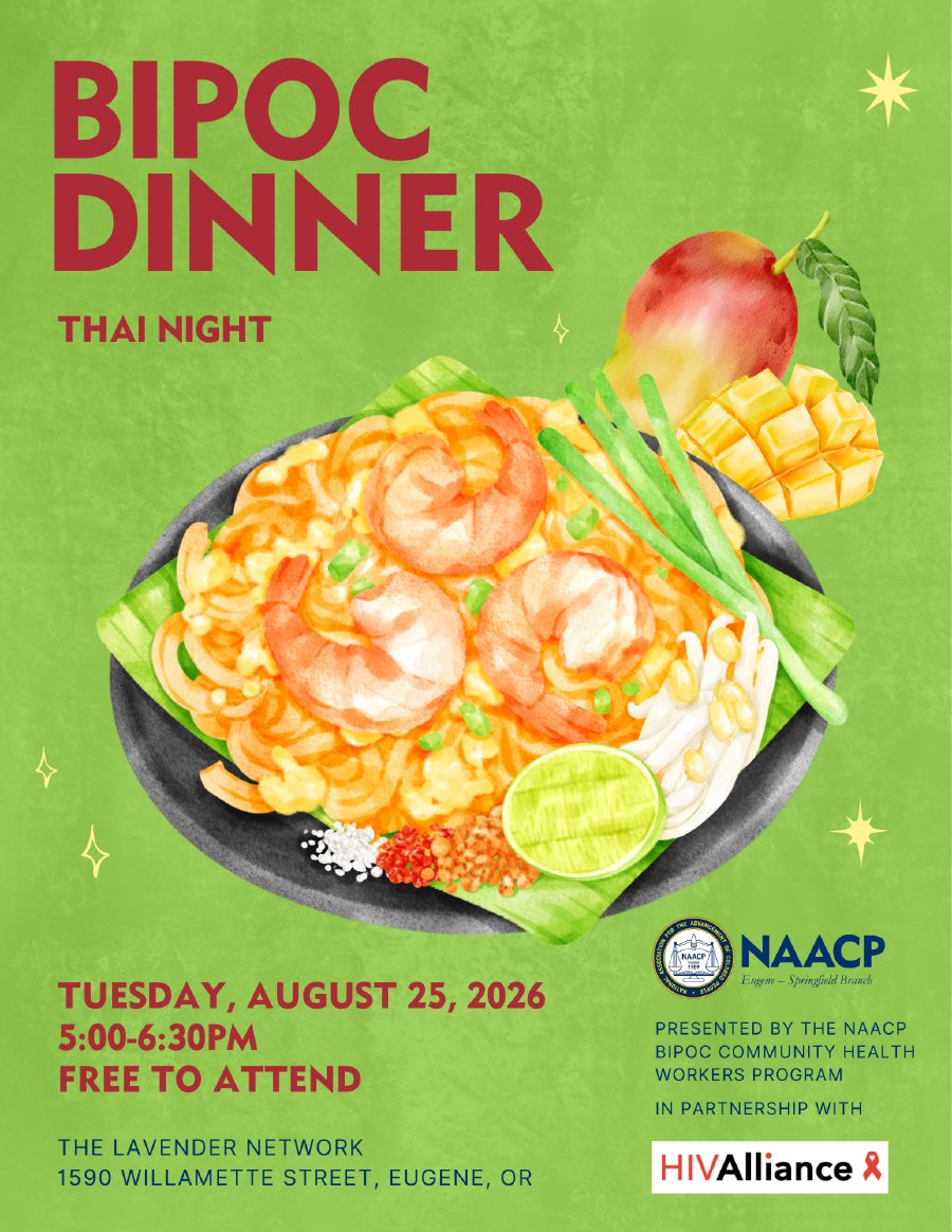 BIPOC Dinner Thai Night, Tuesday August 25 2026