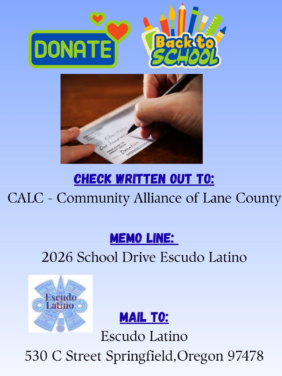 How to donate to the Escudo Latino back-to-school drive by check