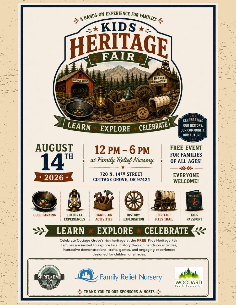 Kids Heritage Fair, August 14 2026, Cottage Grove