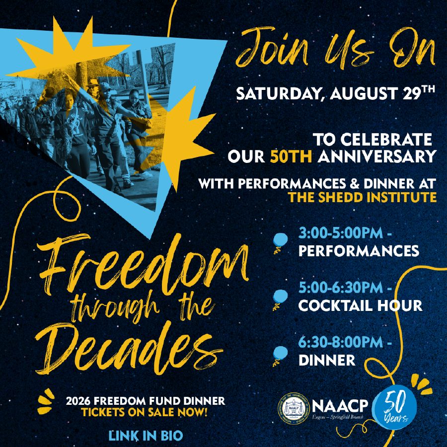 NAACP Freedom Fund Dinner, Freedom through the Decades, August 29 2026